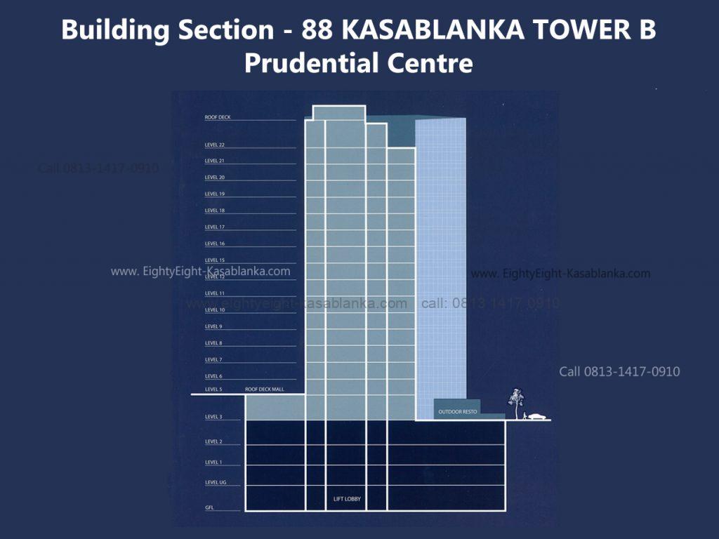 Building Section 88 Kasablanka Prudential Centre